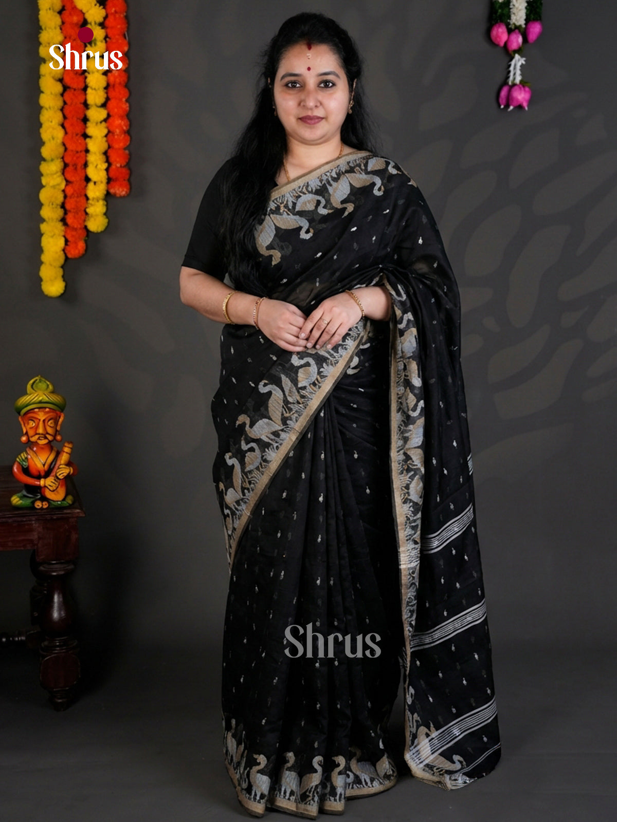 EBS03082 - Bengal cotton - Saree - Shop on Shrus.com
