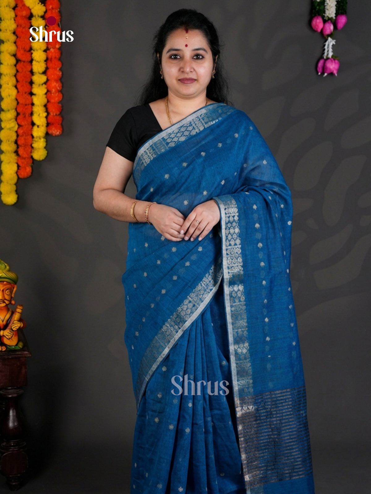 EBS03094 - Bengal cotton - Saree - Shop on Shrus.com