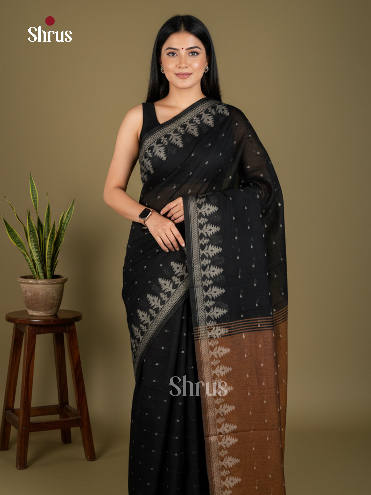 EBS03124 - Bengal cotton - Saree - Shop on Shrus.com
