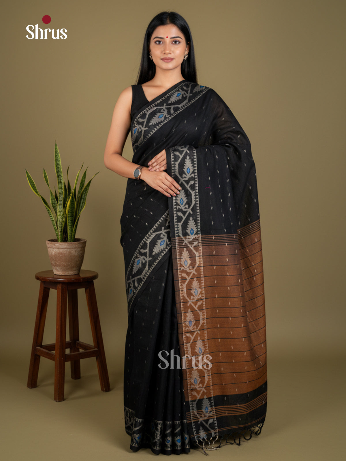 EBS03142 - Bengal cotton - Saree - Shop on Shrus.com