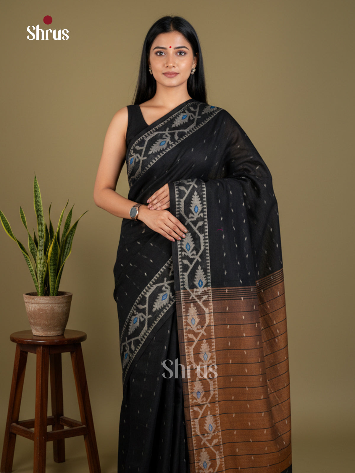 EBS03142 - Bengal cotton - Saree - Shop on Shrus.com