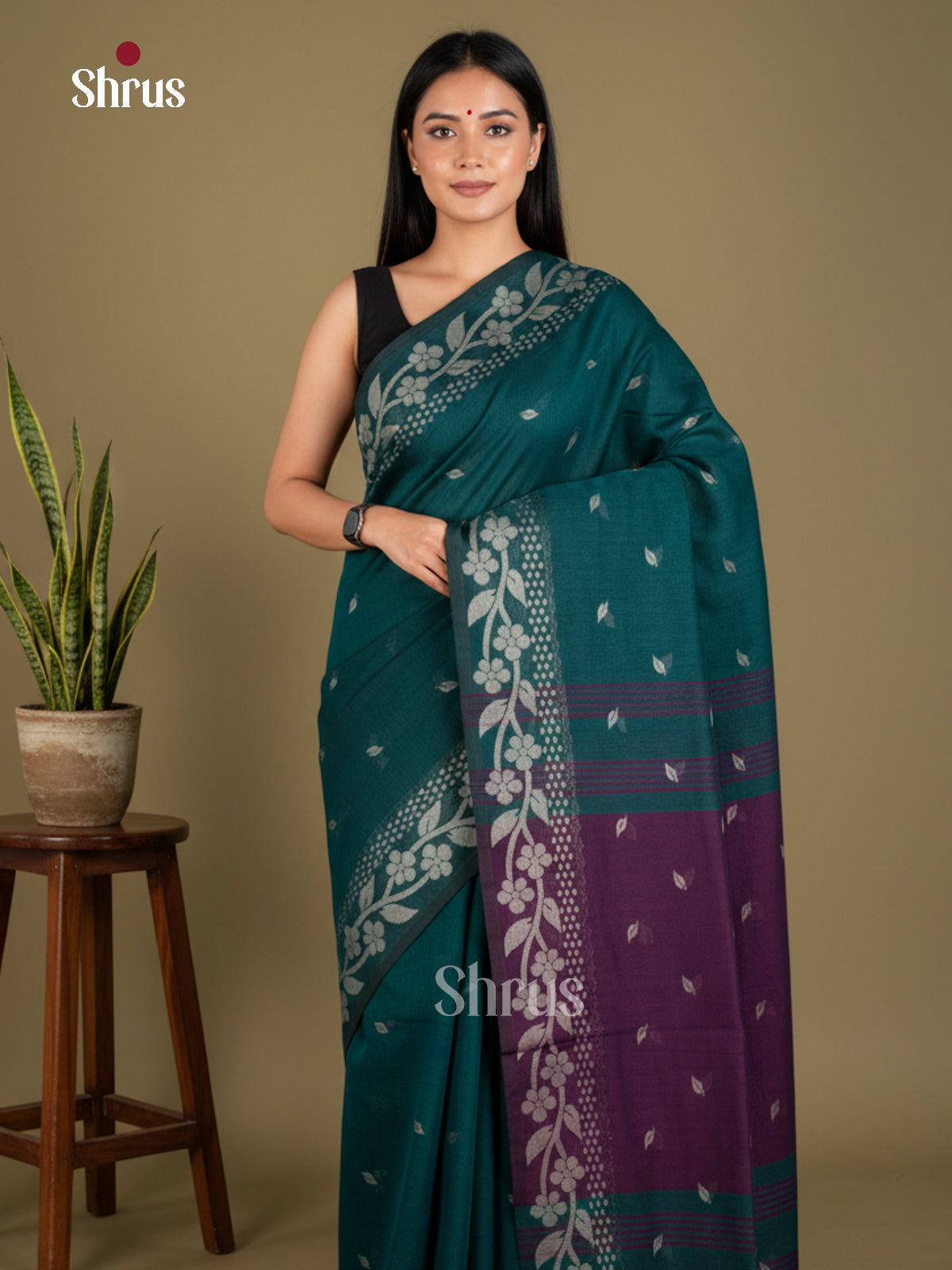 EBS03145 - Bengal cotton - Saree - Shop on Shrus.com