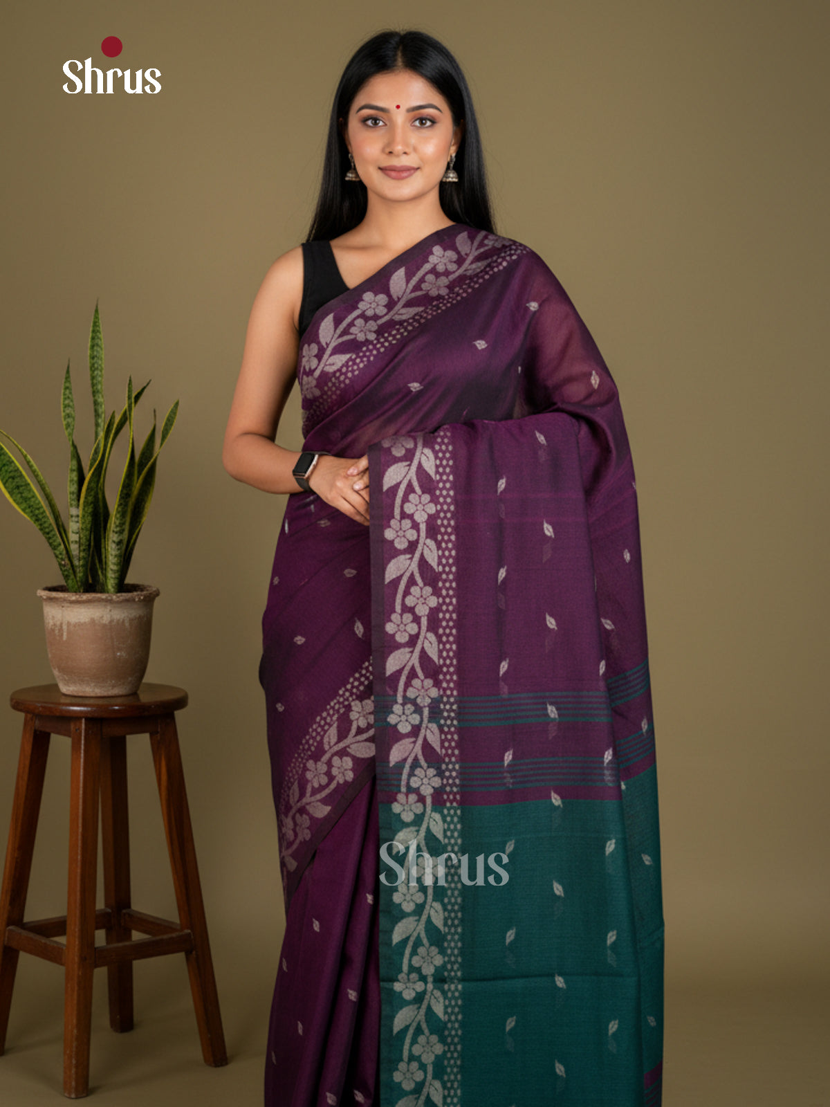 EBS03148 - Bengal cotton - Saree - Shop on Shrus.com