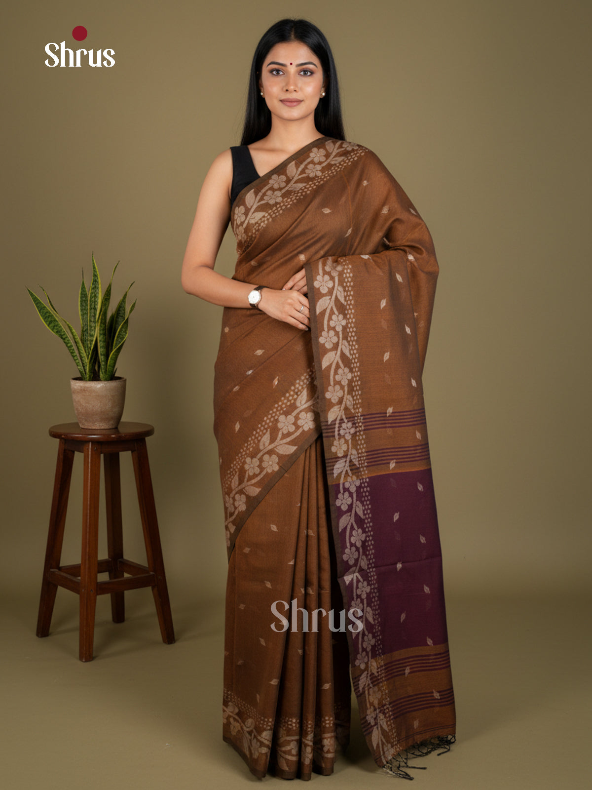 EBS03149 - Bengal cotton - Saree - Shop on Shrus.com