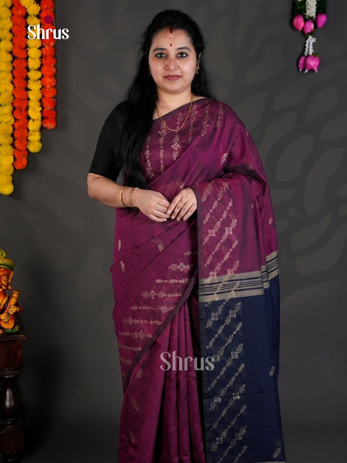 EBS03179 - Bengal cotton - Saree - Shop on Shrus.com