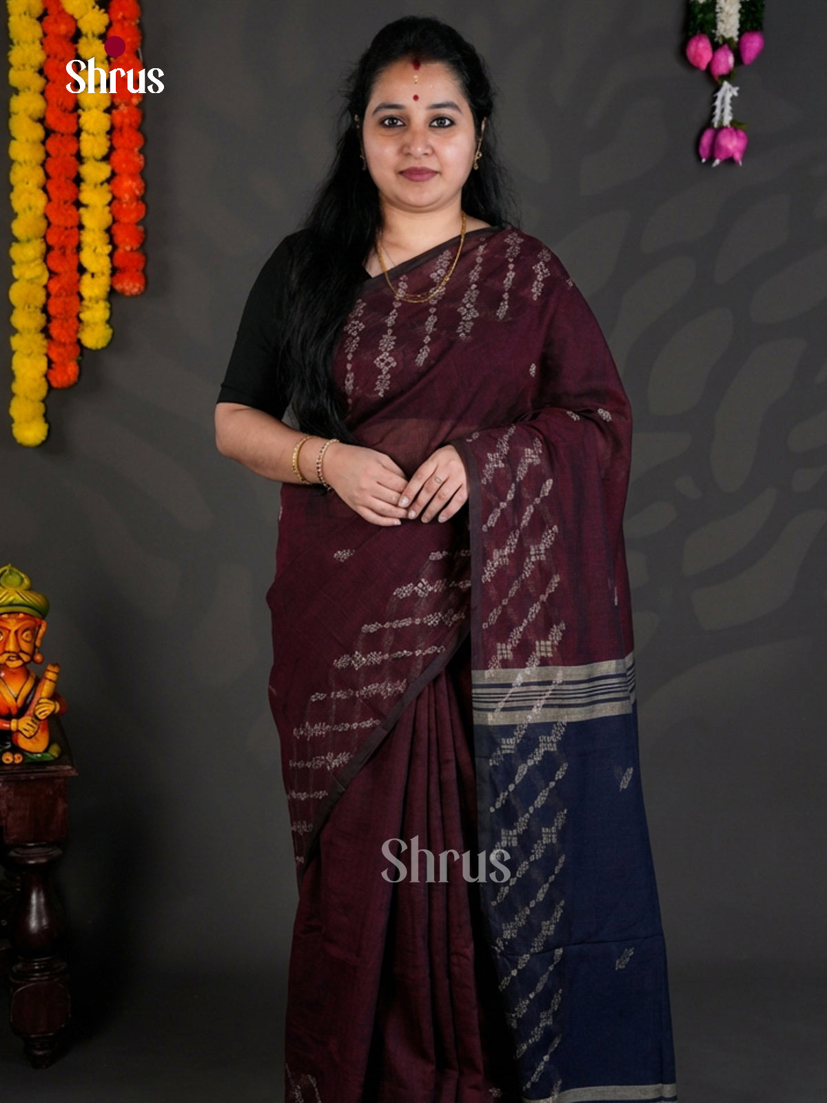 EBS03180 - Bengal cotton - Saree - Shop on Shrus.com