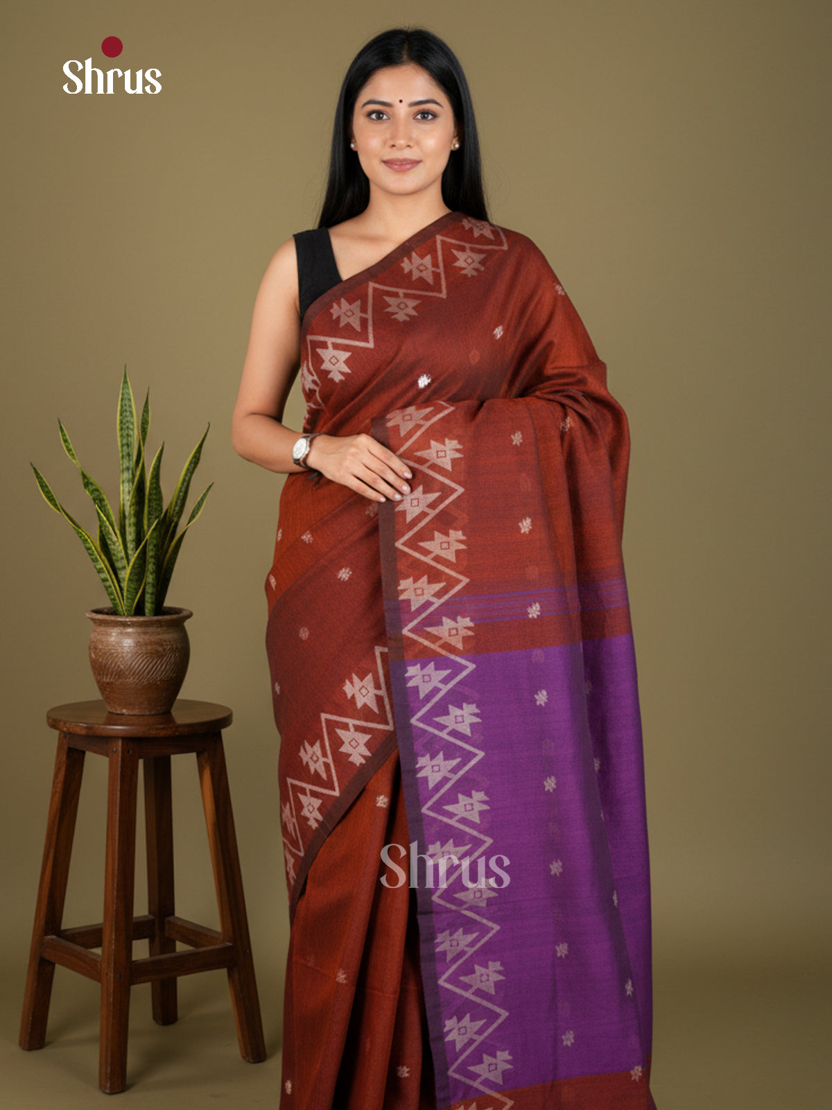 EBS03185 - Bengal cotton - Saree - Shop on Shrus.com