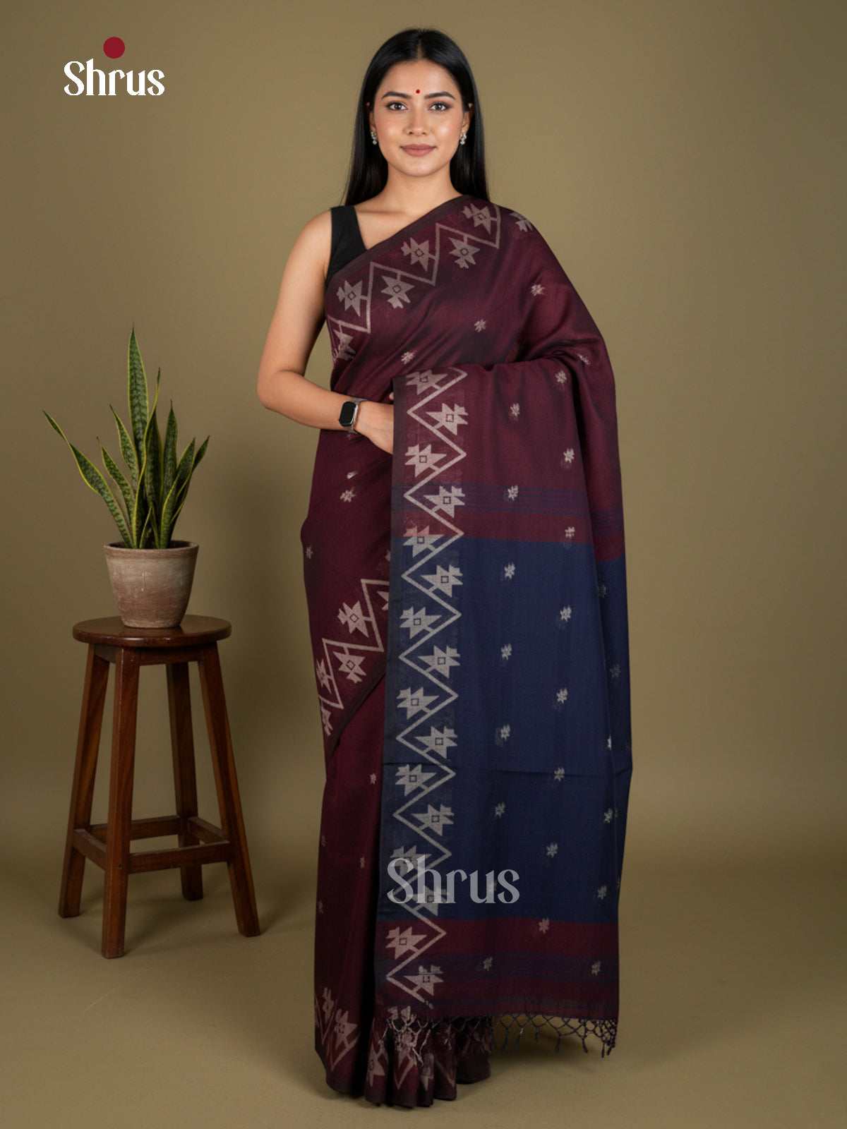 EBS03188 - Bengal cotton - Saree - Shop on Shrus.com