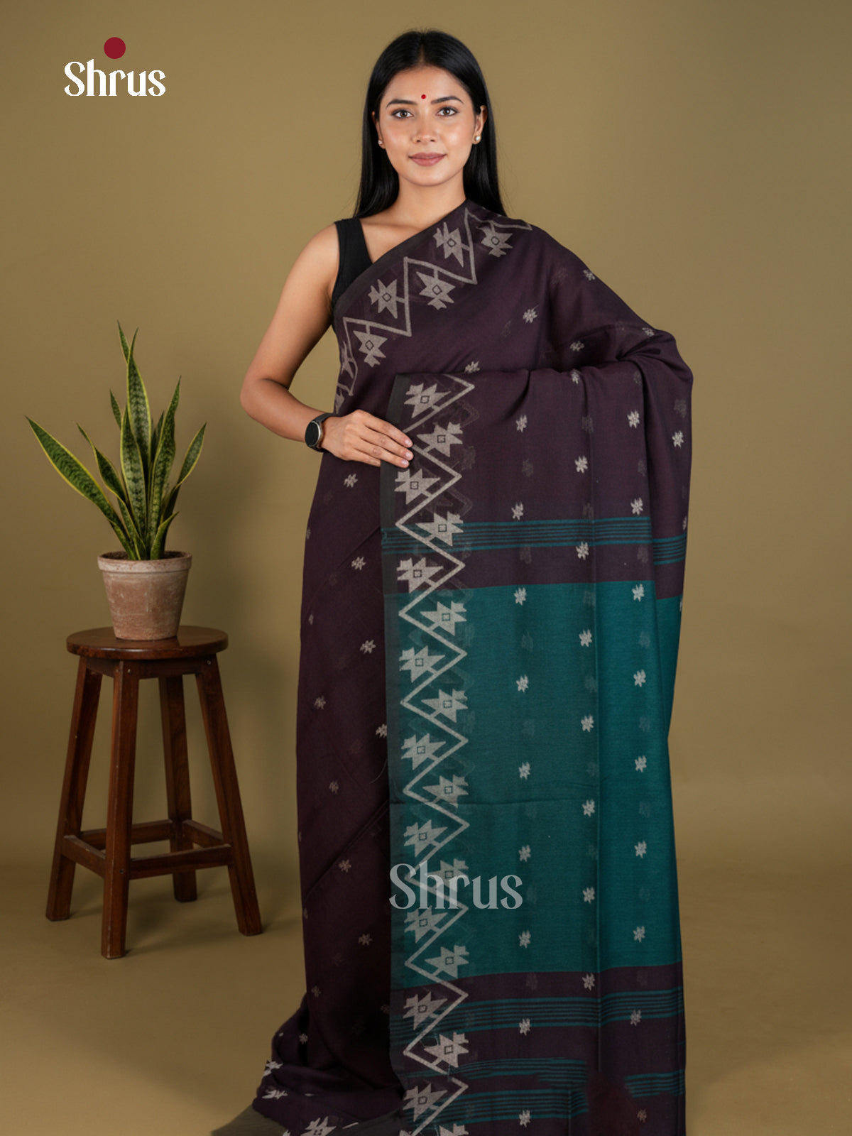 EBS03190 - Bengal cotton - Saree - Shop on Shrus.com