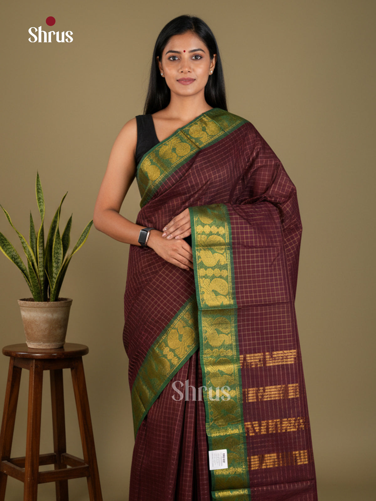 EBS03232 - Sungudi Cotton - Saree - Shop on Shrus.com