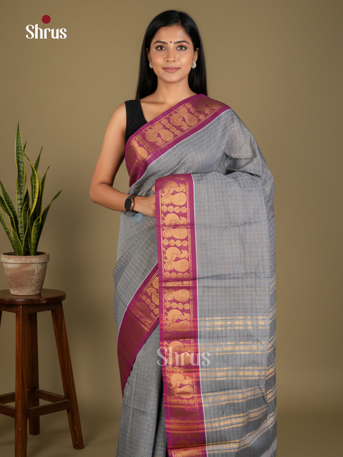 EBS03235 - Sungudi Cotton - Saree - Shop on Shrus.com