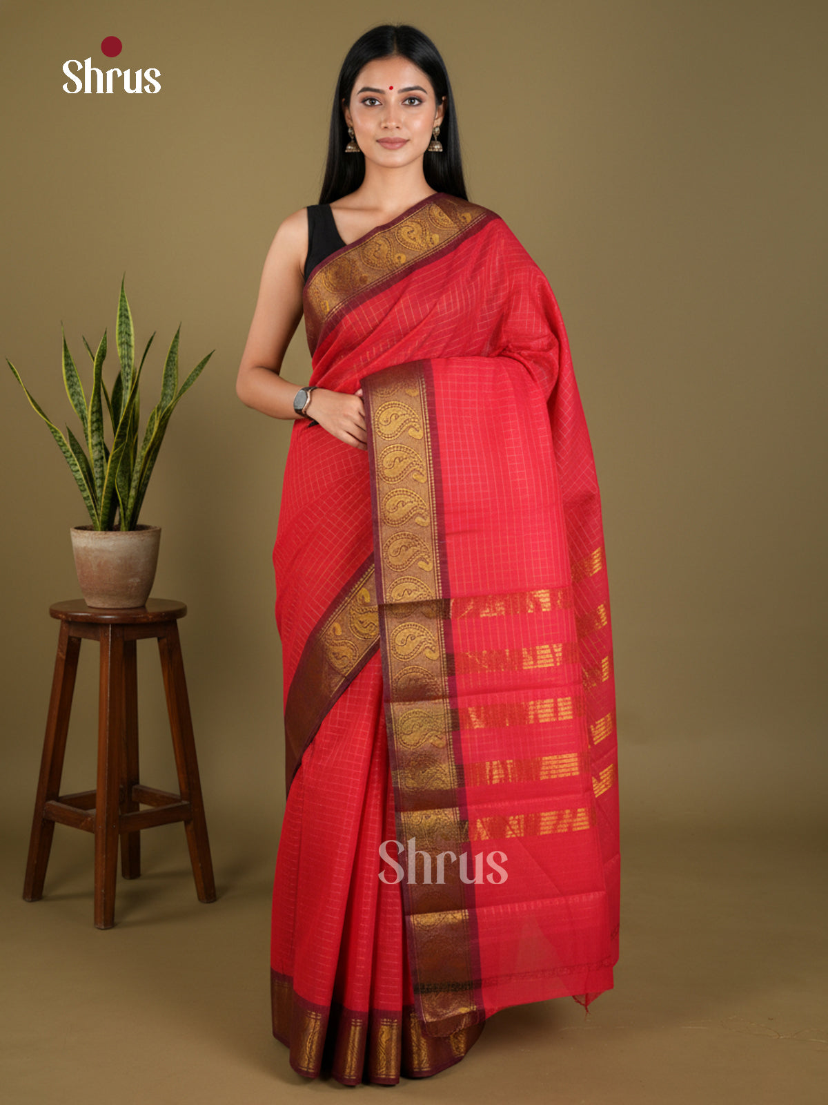 EBS03239 - Sungudi Cotton - Saree - Shop on Shrus.com