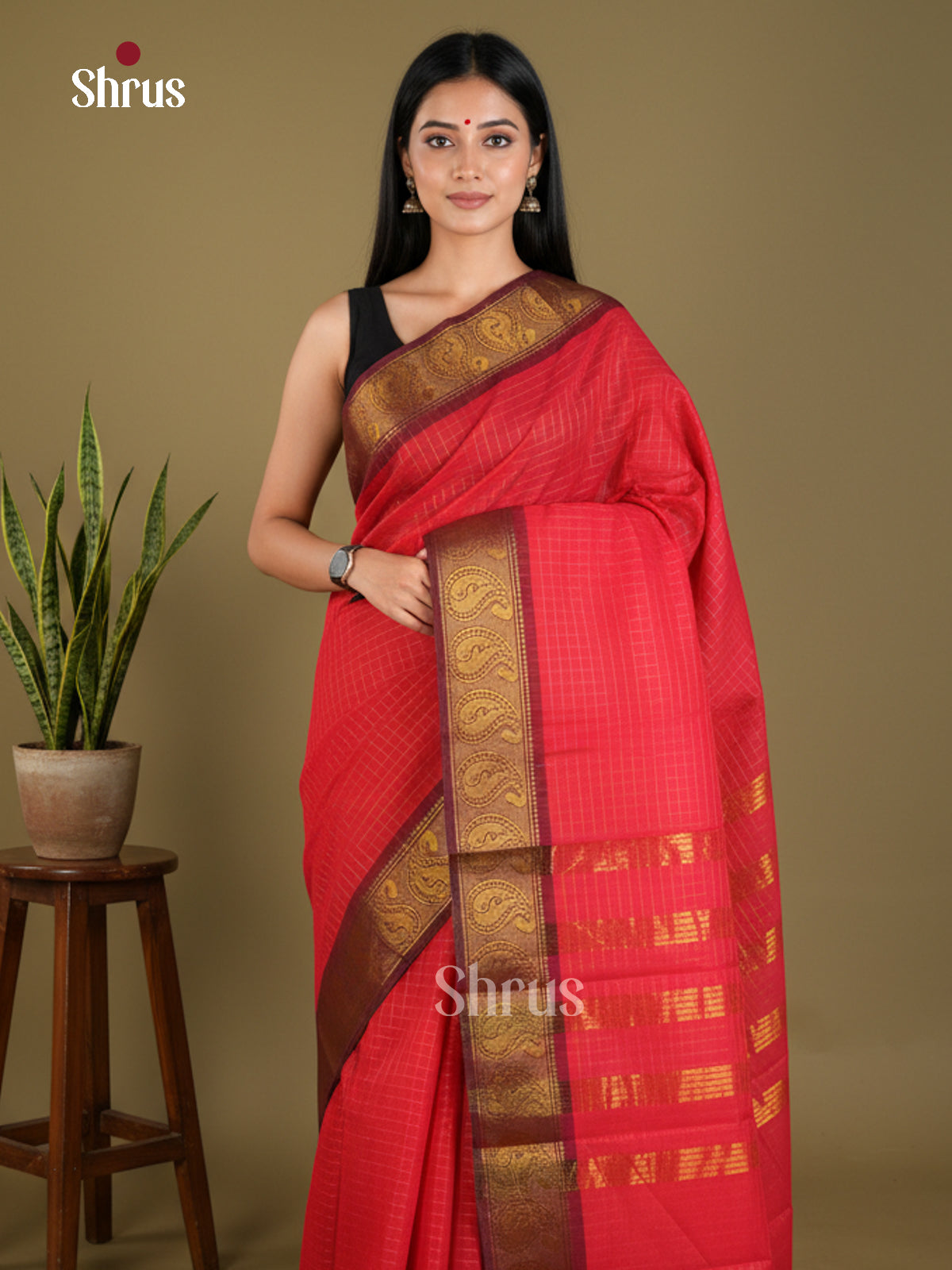EBS03239 - Sungudi Cotton - Saree - Shop on Shrus.com