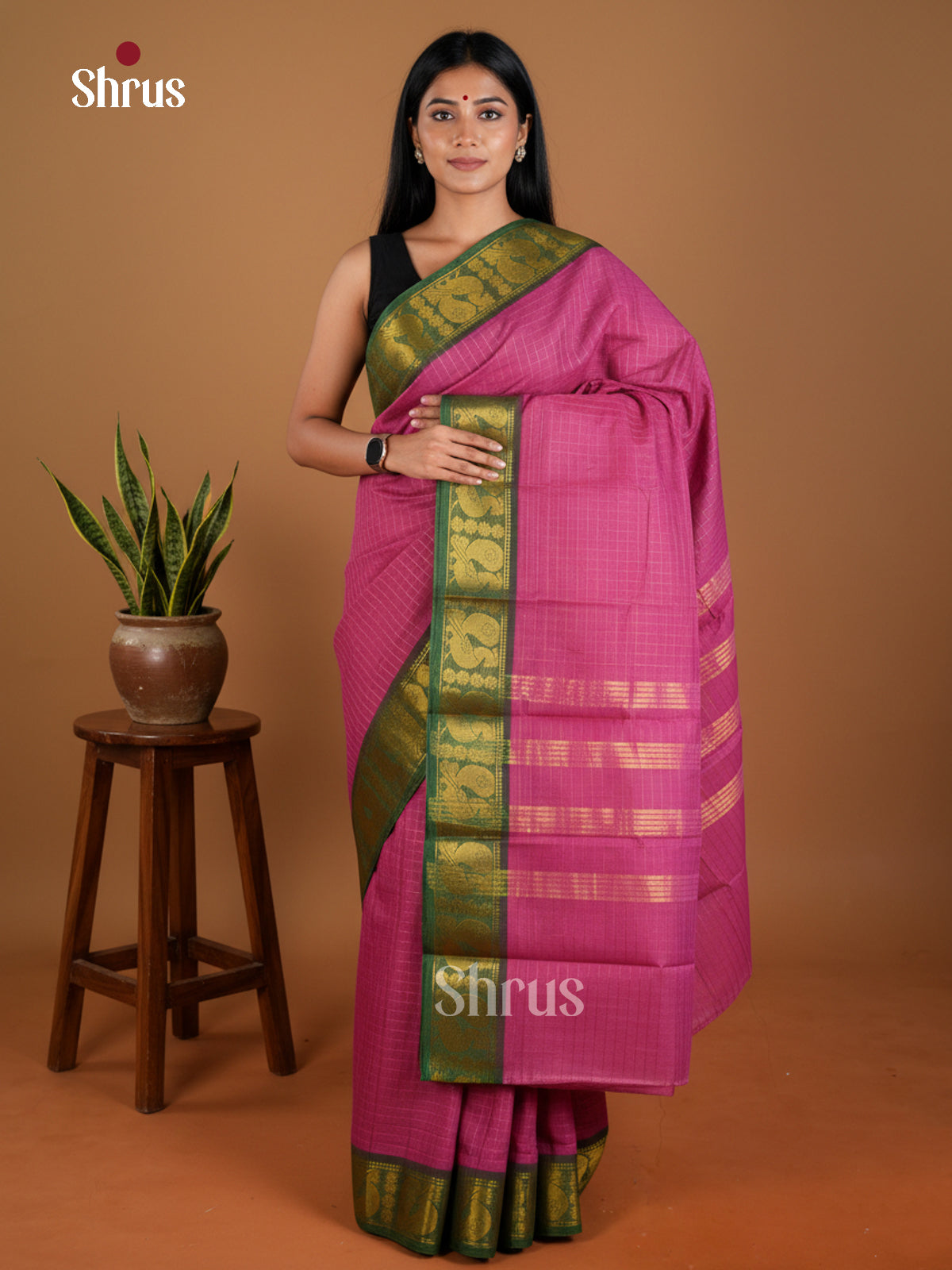 EBS03242 - Sungudi Cotton - Saree - Shop on Shrus.com