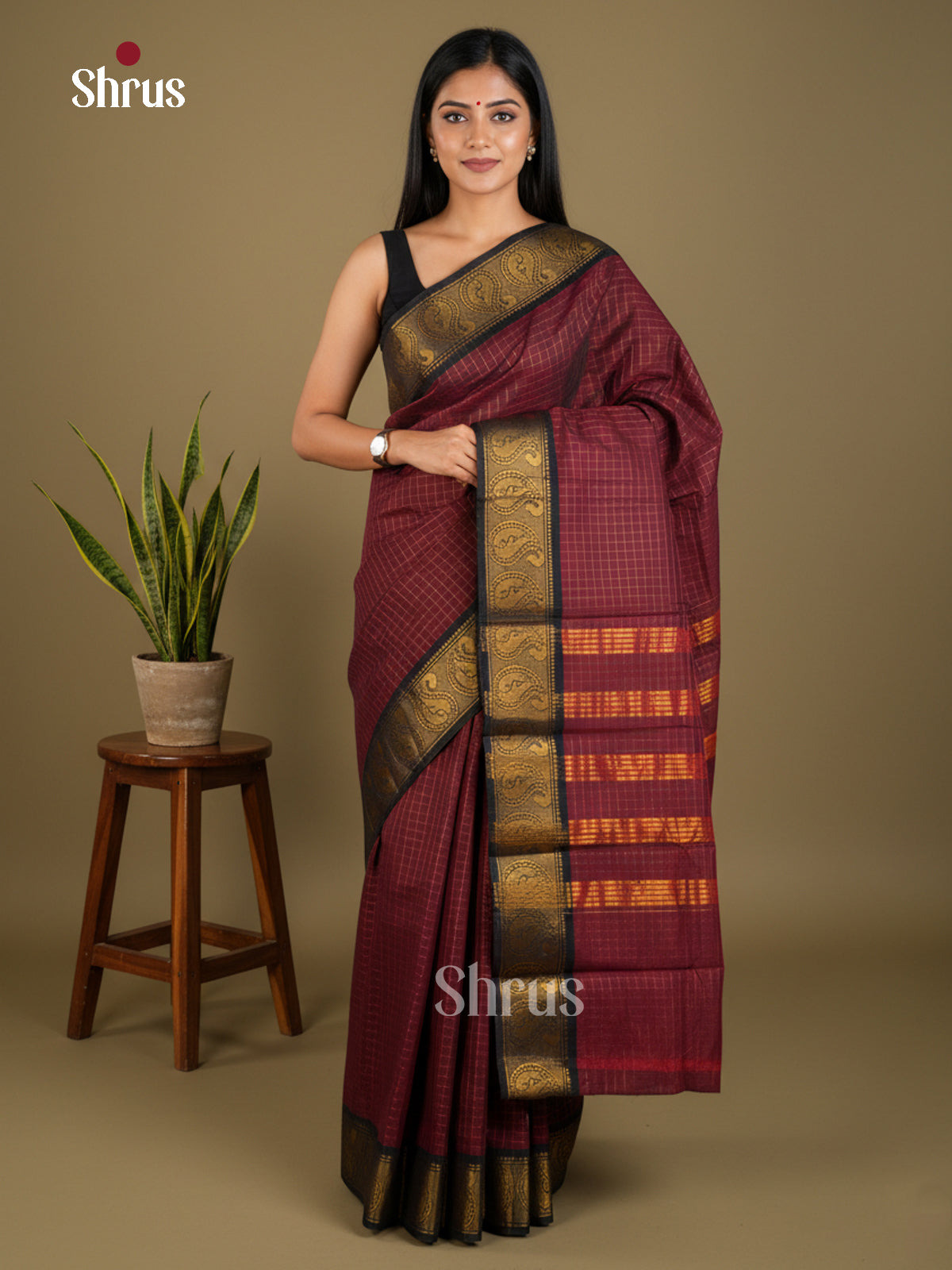 EBS03243 - Sungudi Cotton - Saree - Shop on Shrus.com
