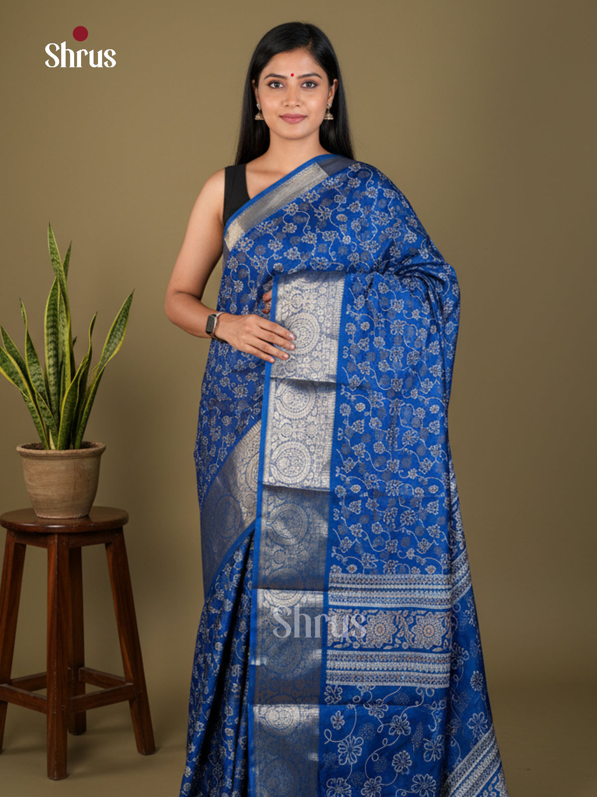 EBS04035 - Semi Crepe - Saree - Shop on Shrus.com