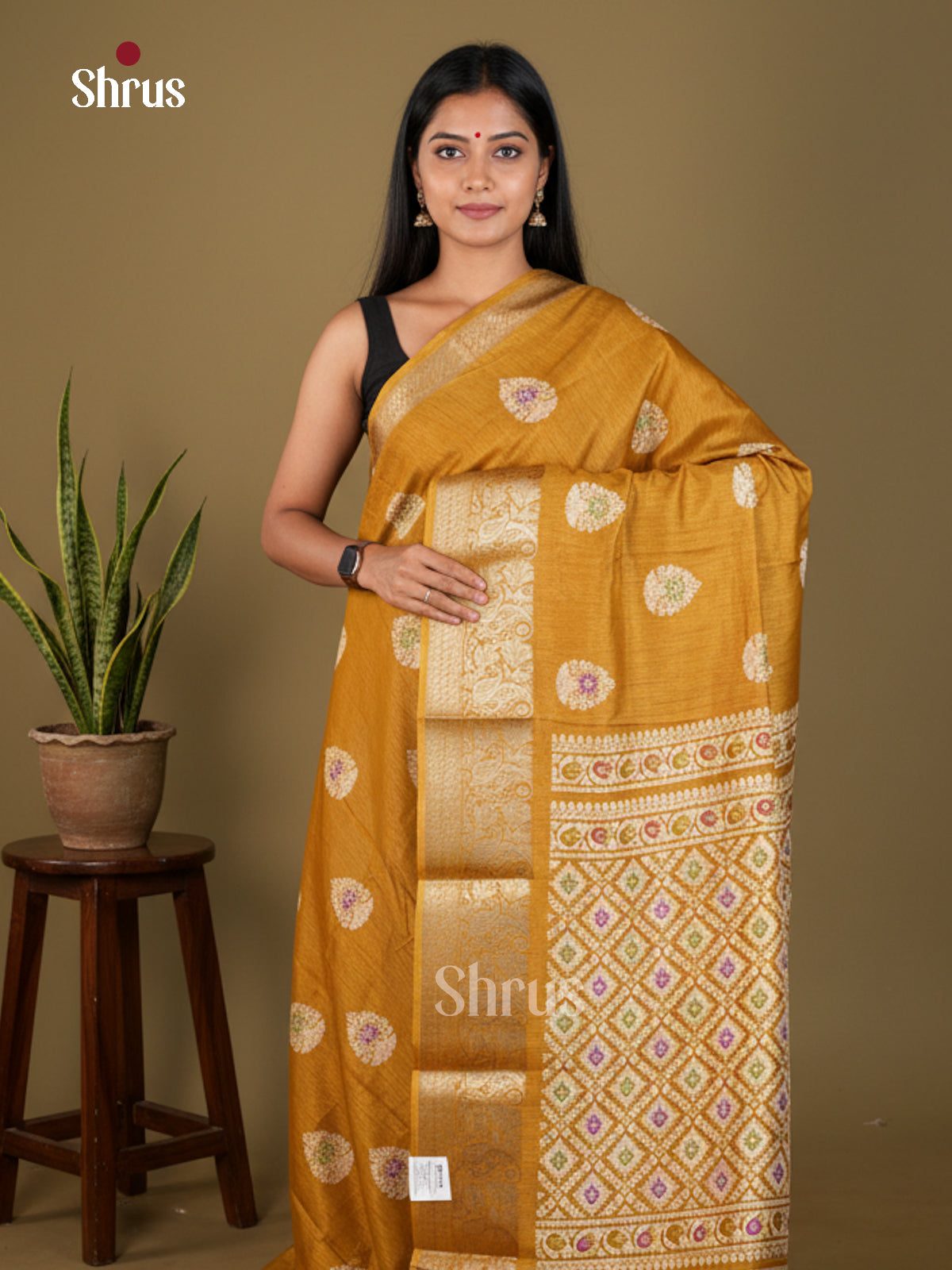 EBS04042 - Semi Crepe - Saree - Shop on Shrus.com