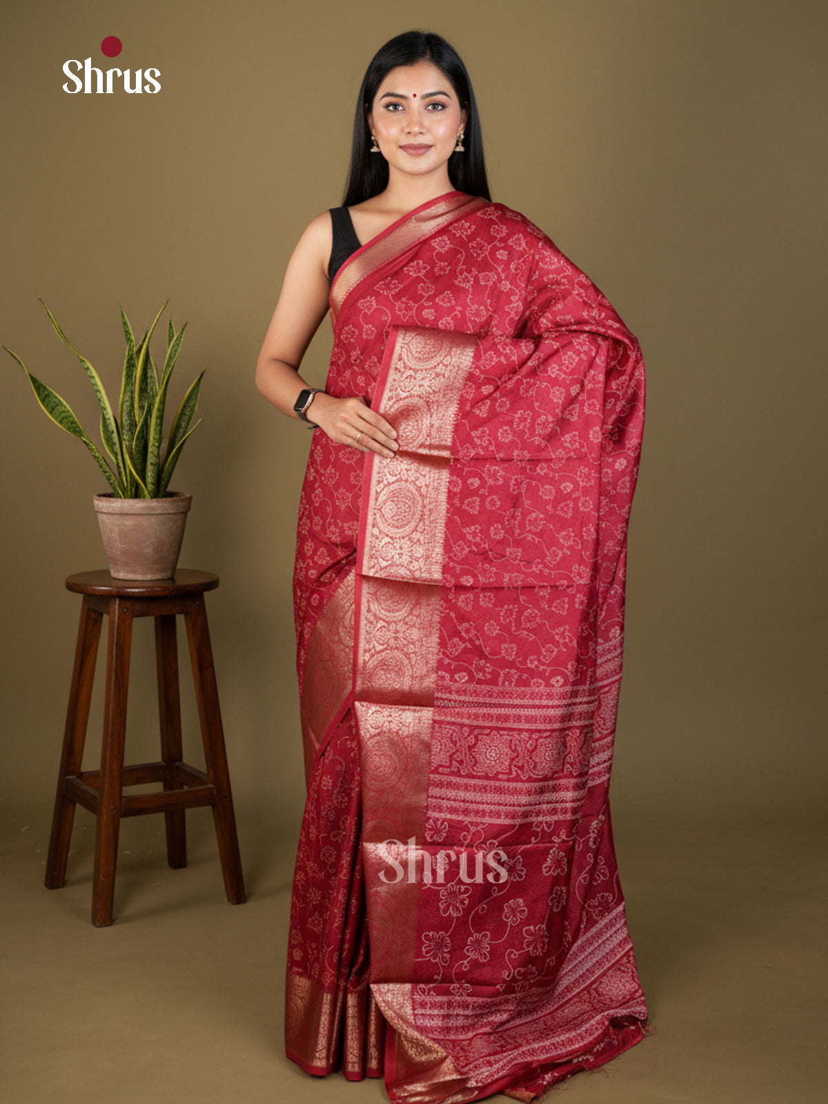 EBS04044 - Semi Crepe - Saree - Shop on Shrus.com