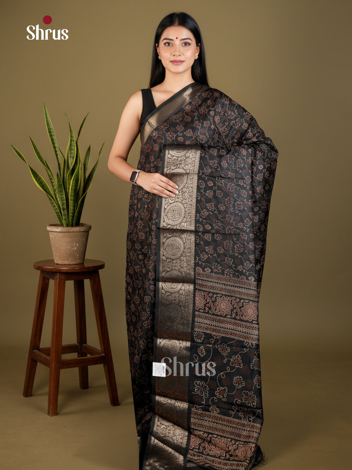 EBS04045 - Semi Crepe - Saree - Shop on Shrus.com