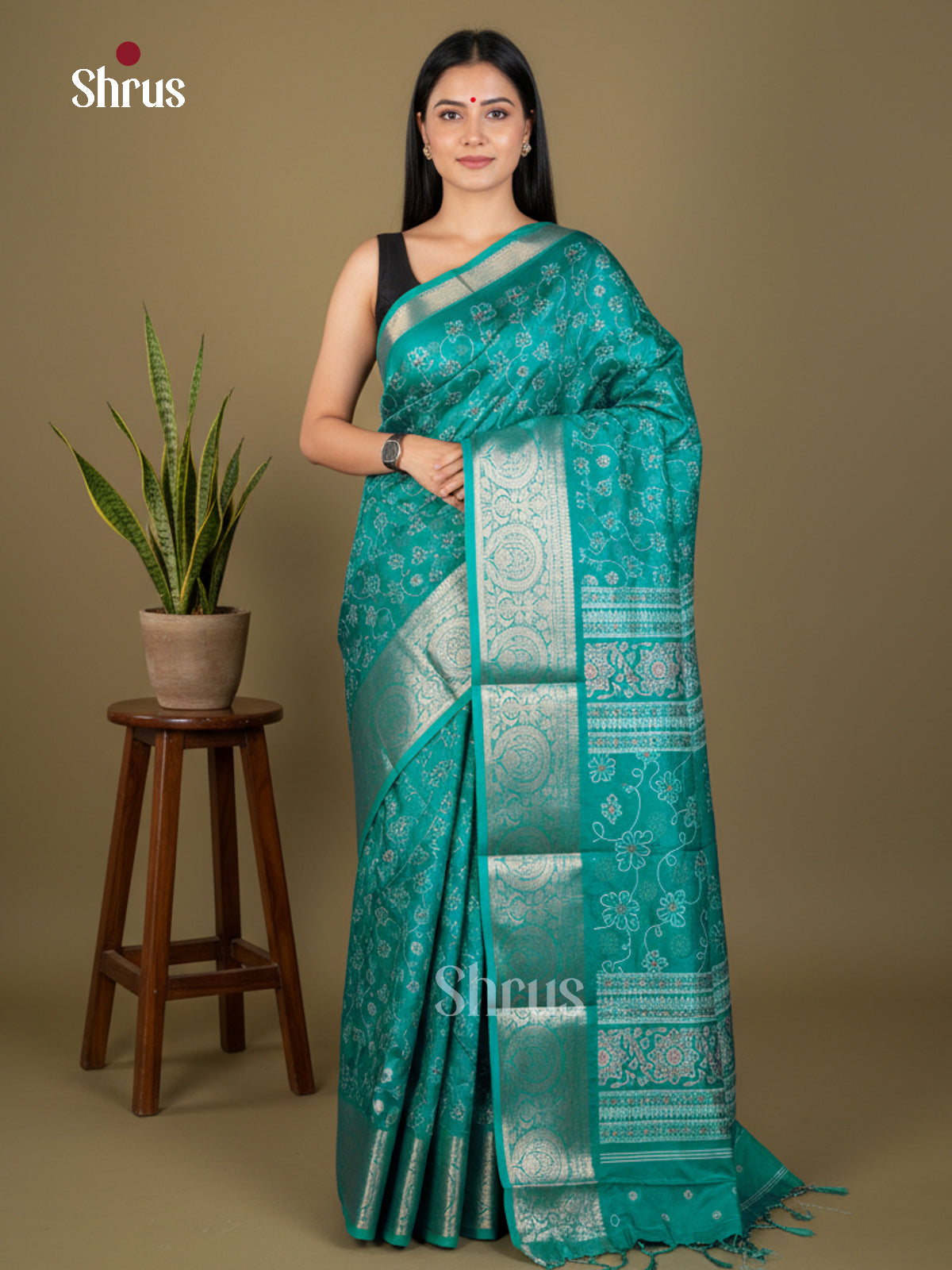 EBS04053 - Semi Crepe - Saree - Shop on Shrus.com
