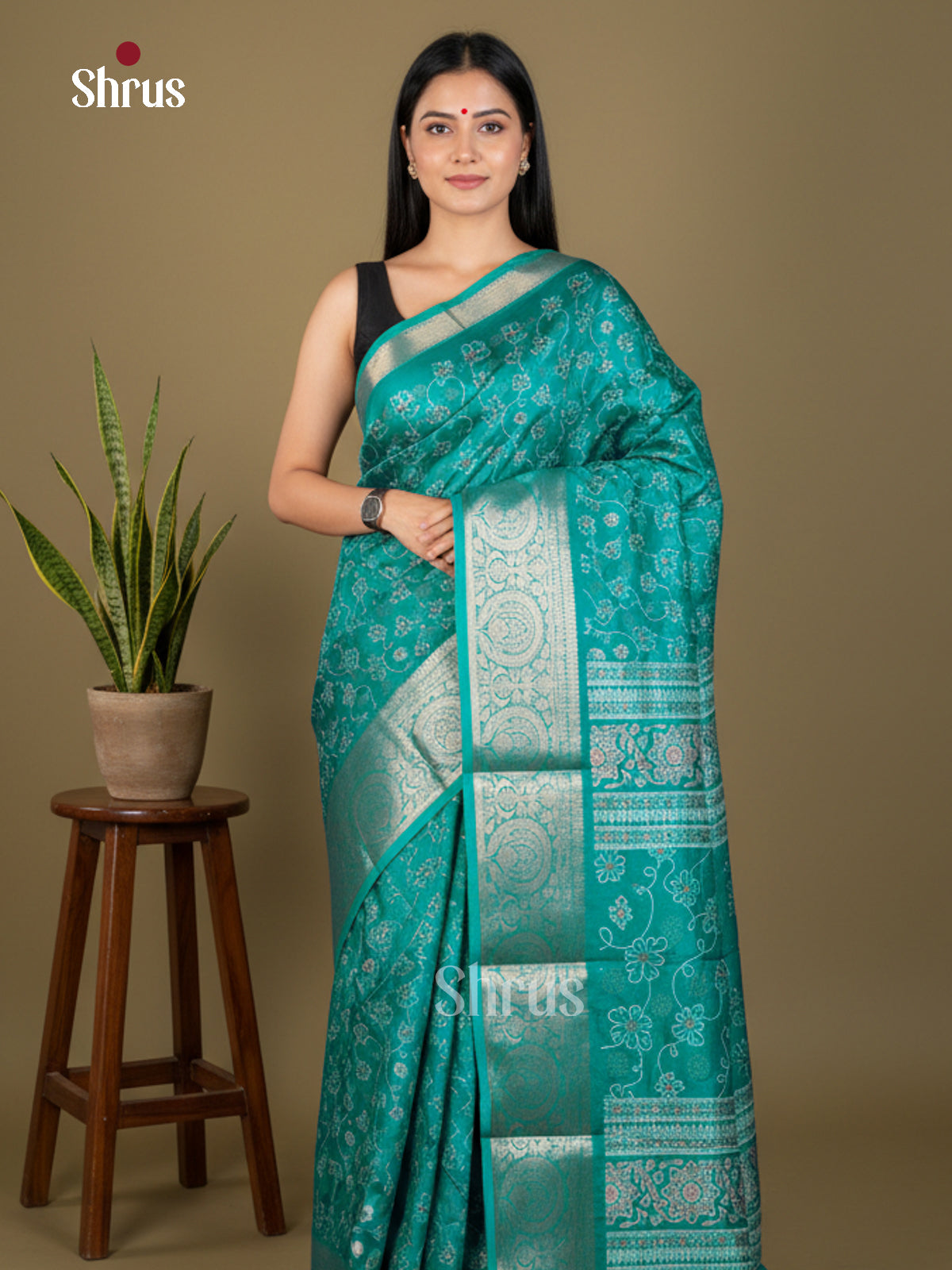 EBS04053 - Semi Crepe - Saree - Shop on Shrus.com