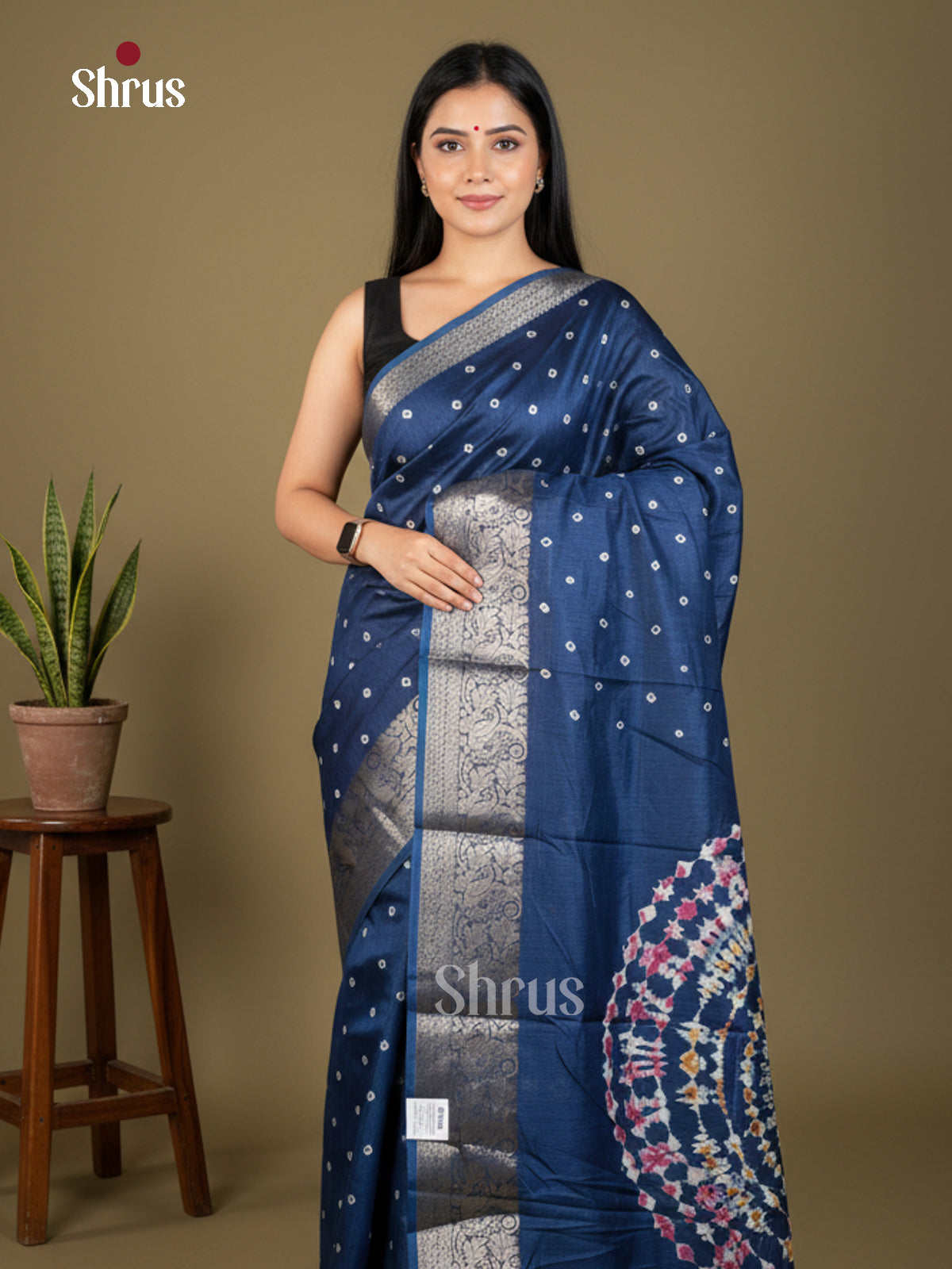 EBS04054 - Semi Crepe - Saree - Shop on Shrus.com