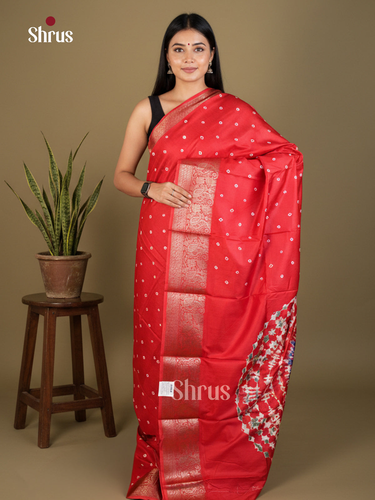 EBS04057 - Semi Crepe - Saree - Shop on Shrus.com