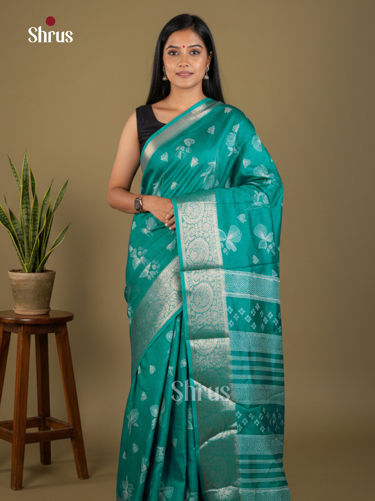 EBS04058 - Semi Crepe - Saree - Shop on Shrus.com