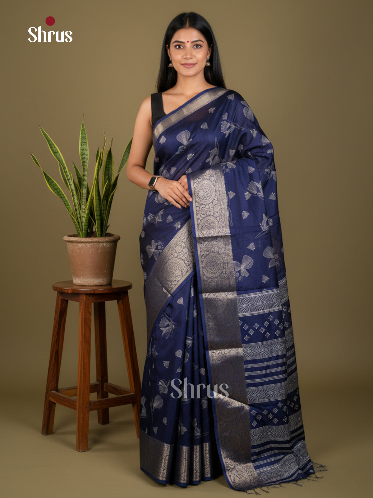 EBS04062 - Semi Crepe - Saree - Shop on Shrus.com