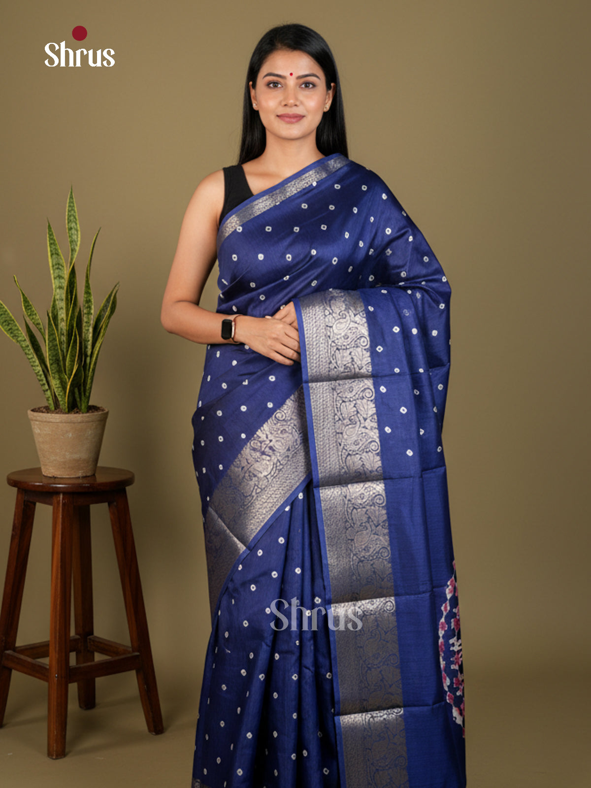 EBS04065 - Semi Crepe - Saree - Shop on Shrus.com