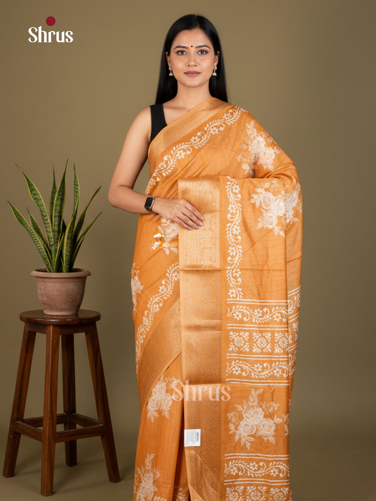 EBS04068 - Semi Crepe - Saree - Shop on Shrus.com
