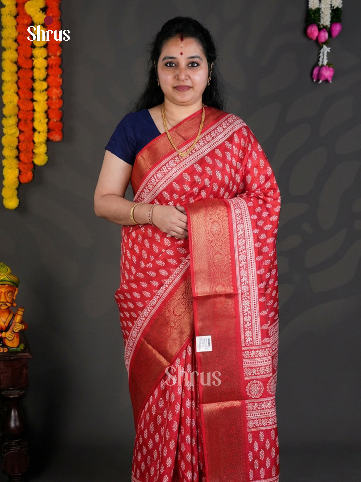 EBS04076 - Semi Crepe - Saree - Shop on Shrus.com