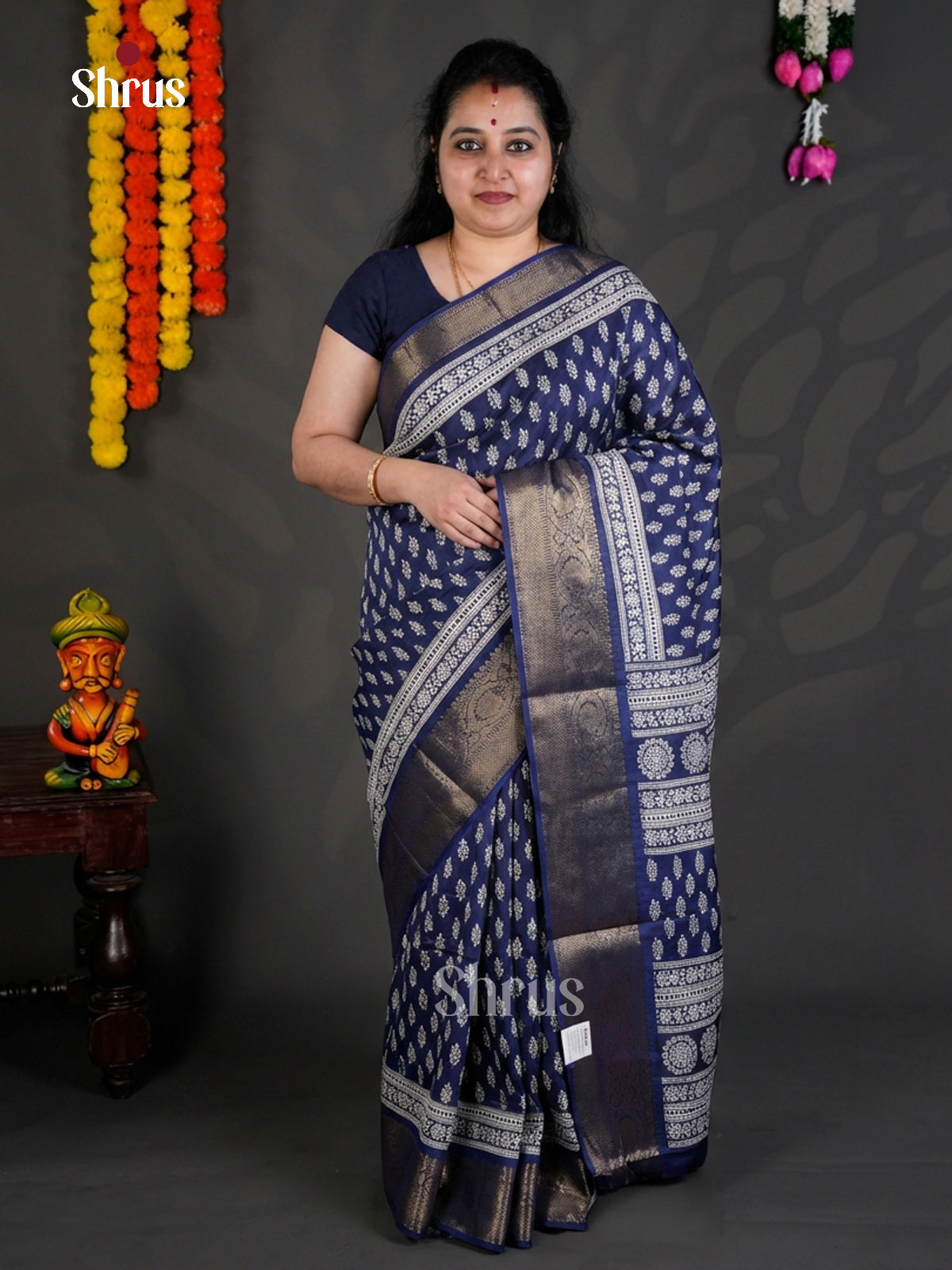 EBS04077 - Semi Crepe - Saree - Shop on Shrus.com