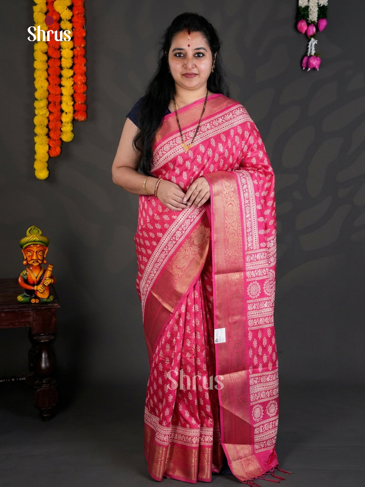 EBS04078 - Semi Crepe - Saree - Shop on Shrus.com