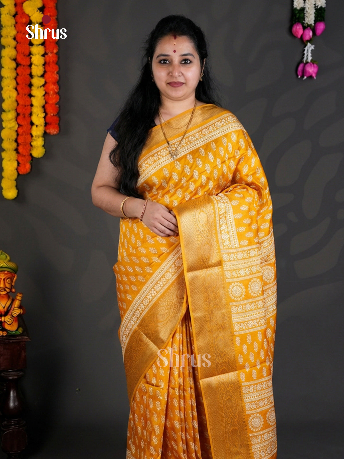 EBS04081 - Semi Crepe - Saree - Shop on Shrus.com
