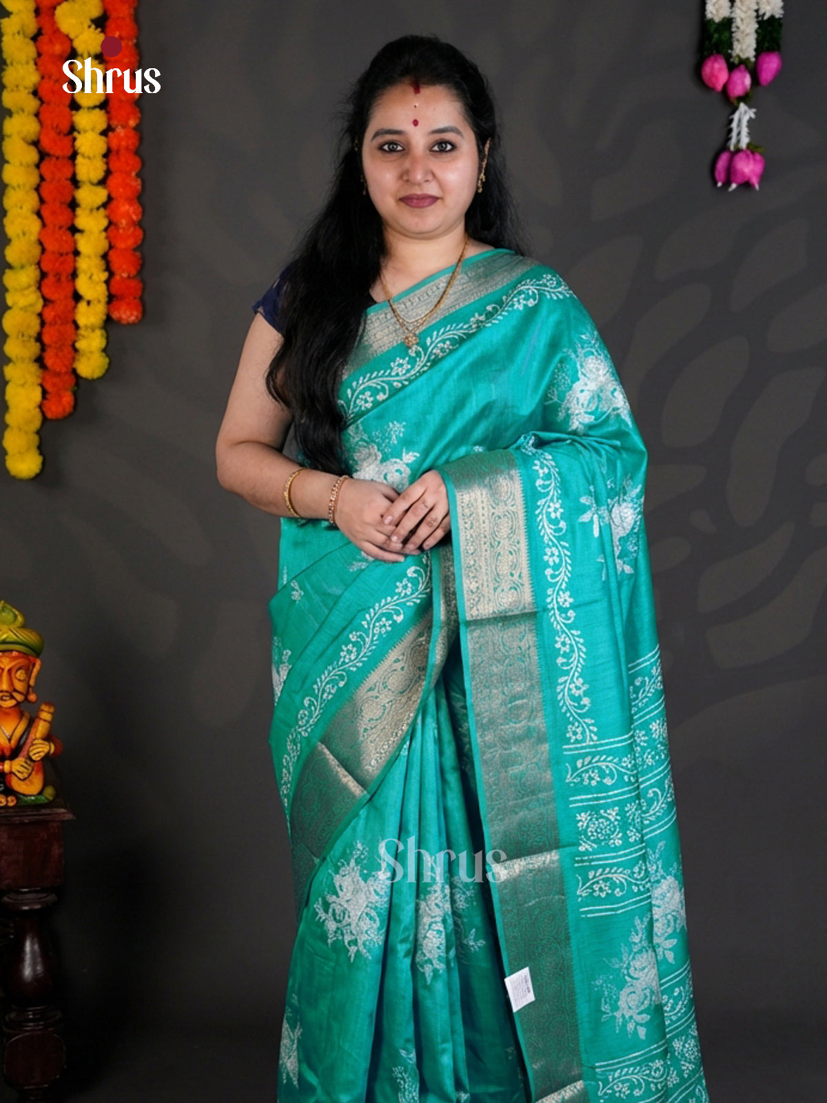 EBS04084 - Semi Crepe - Saree - Shop on Shrus.com