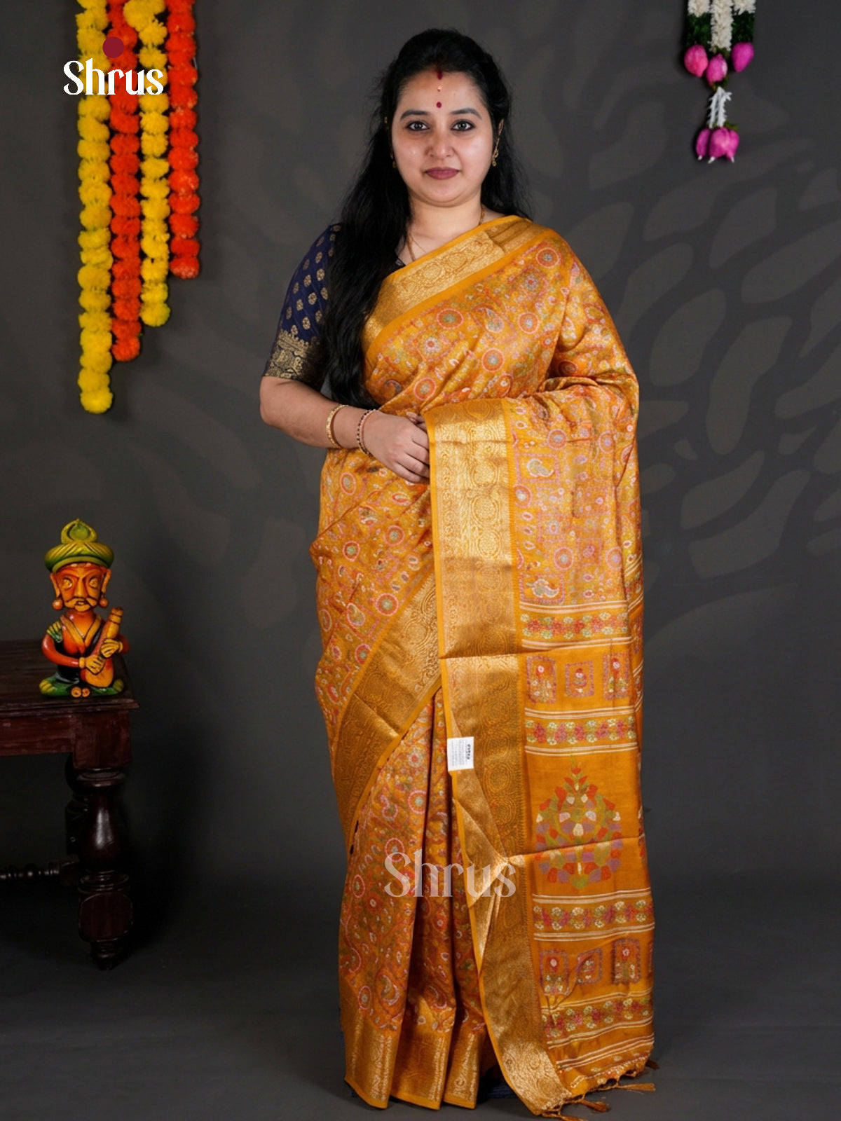 EBS04086 - Semi Crepe - Saree - Shop on Shrus.com