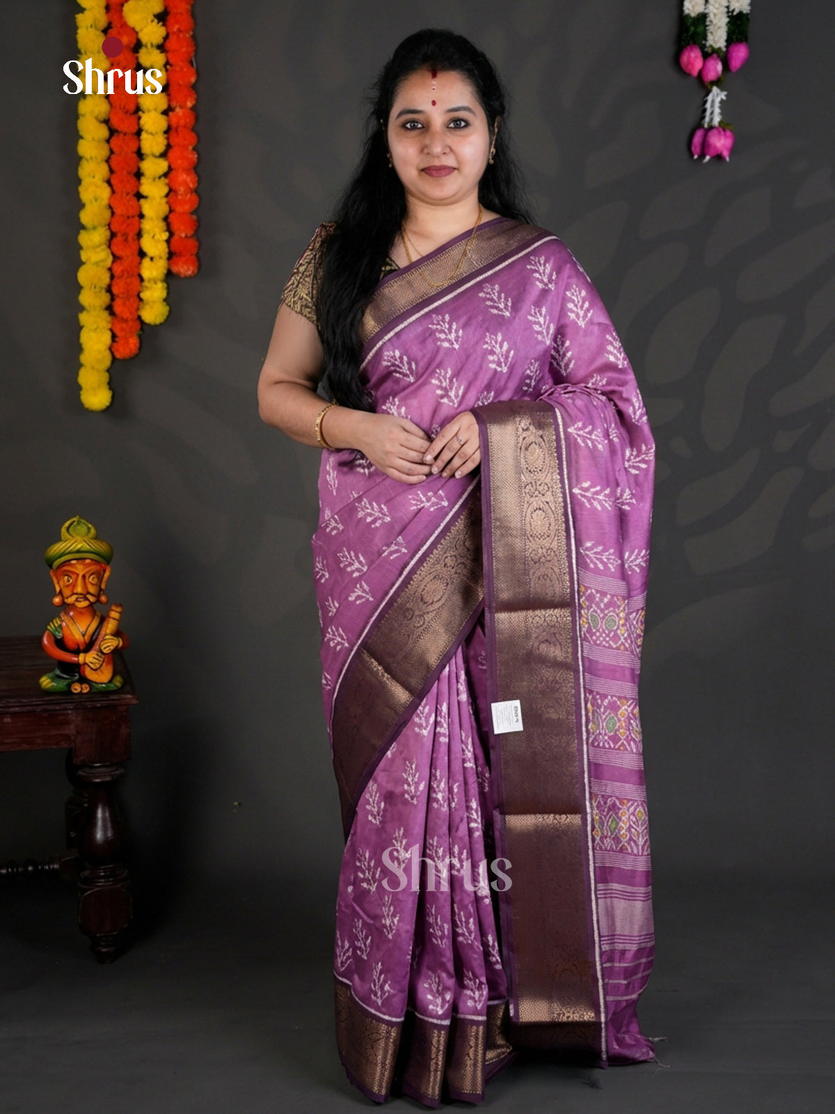 EBS04094 - Semi Crepe - Saree - Shop on Shrus.com