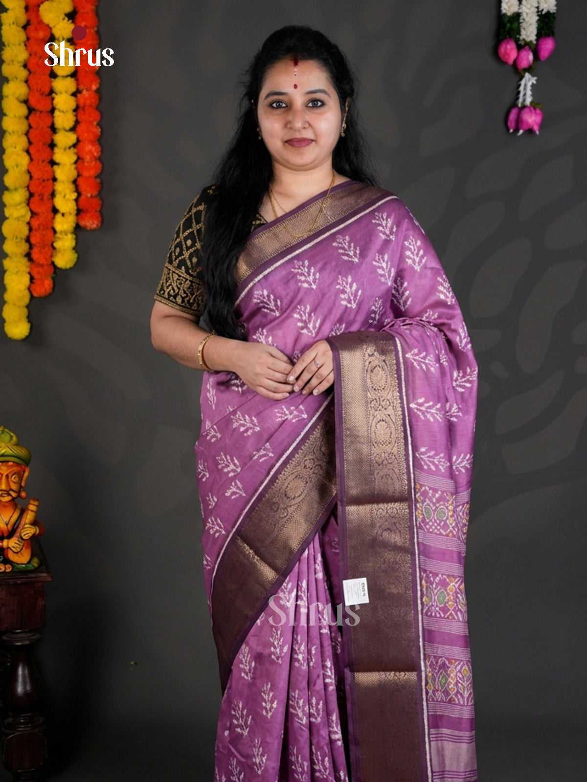 EBS04094 - Semi Crepe - Saree - Shop on Shrus.com