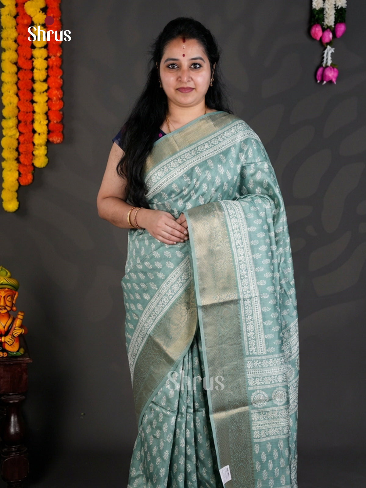 EBS04099 - Semi Crepe - Saree - Shop on Shrus.com