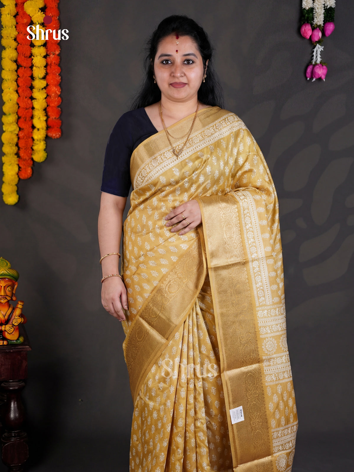 EBS04100 - Semi Crepe - Saree - Shop on Shrus.com