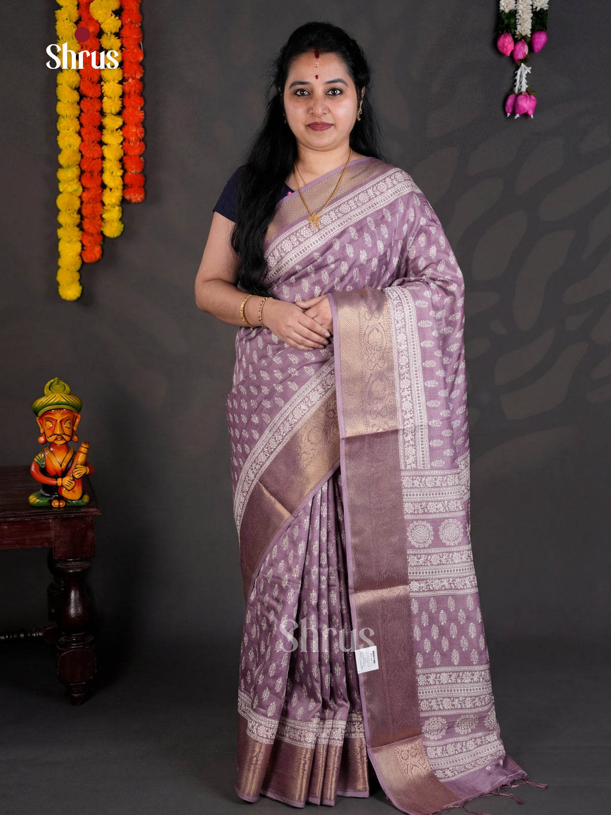 EBS04101 - Semi Crepe - Saree - Shop on Shrus.com