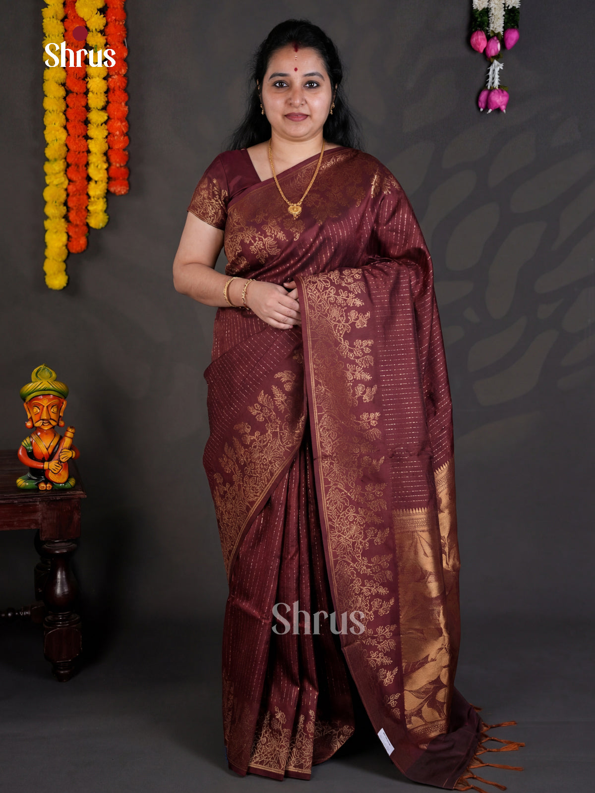 EBS04175 - Semi Tussar - Saree - Shop on Shrus.com