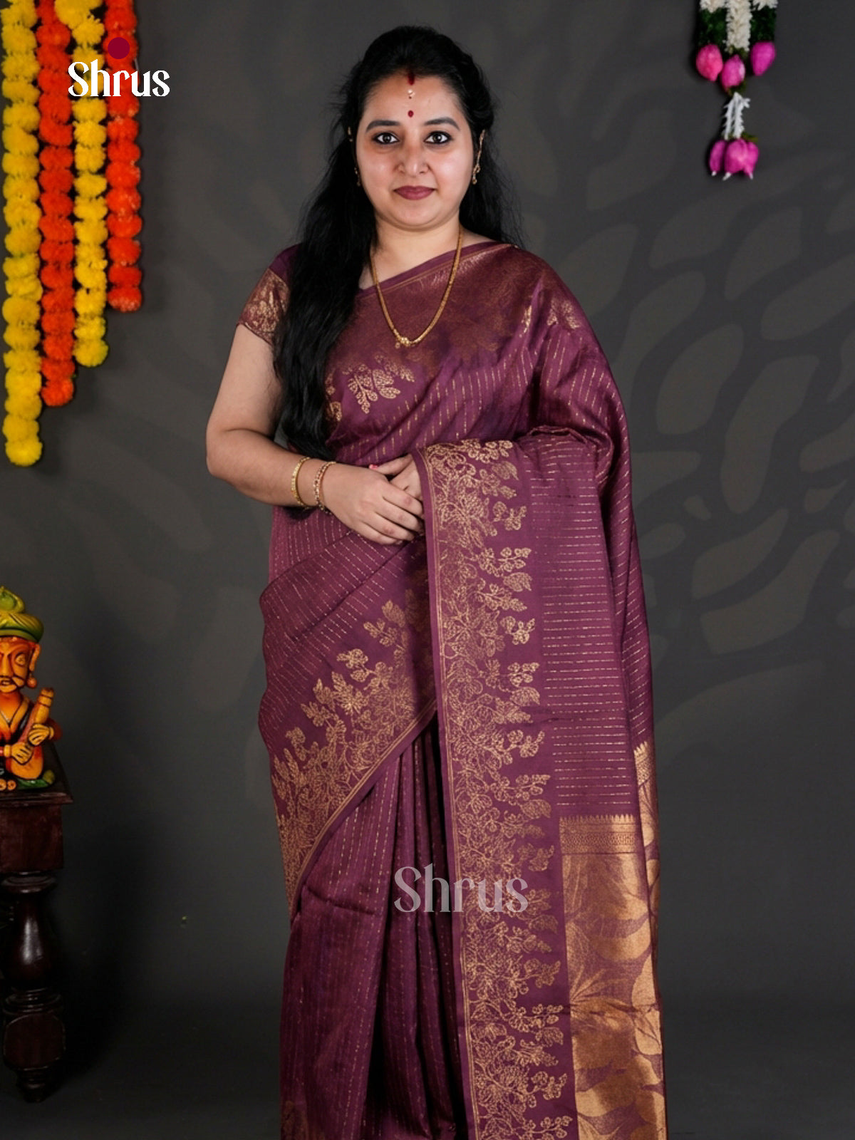 EBS04176 - Semi Tussar - Saree - Shop on Shrus.com