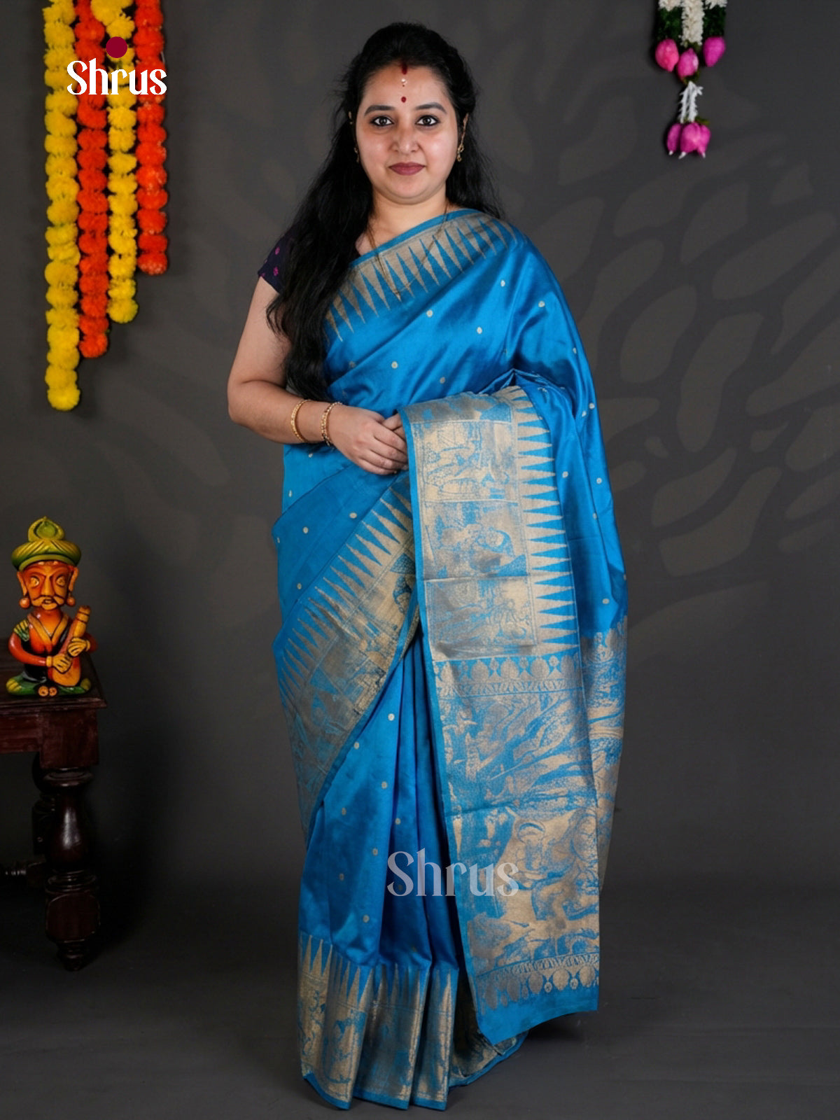EBS04182 - Semi Tussar - Saree - Shop on Shrus.com