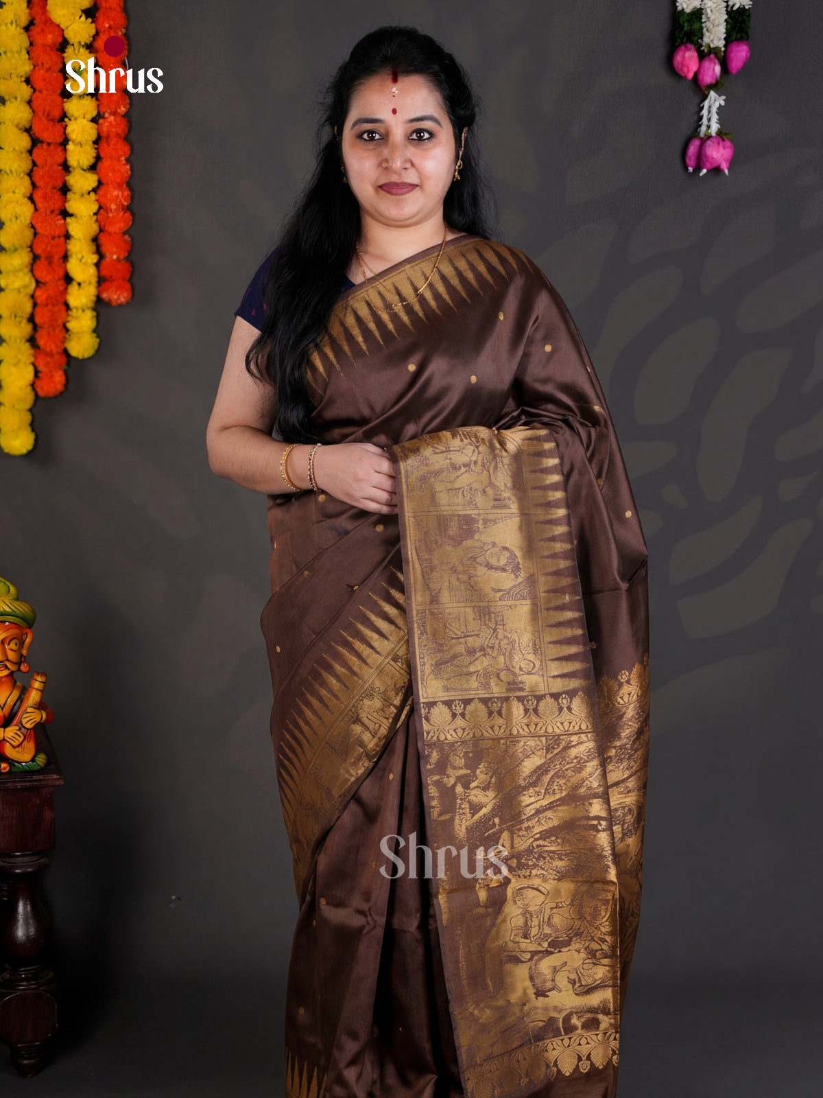 EBS04183 - Semi Tussar - Saree - Shop on Shrus.com