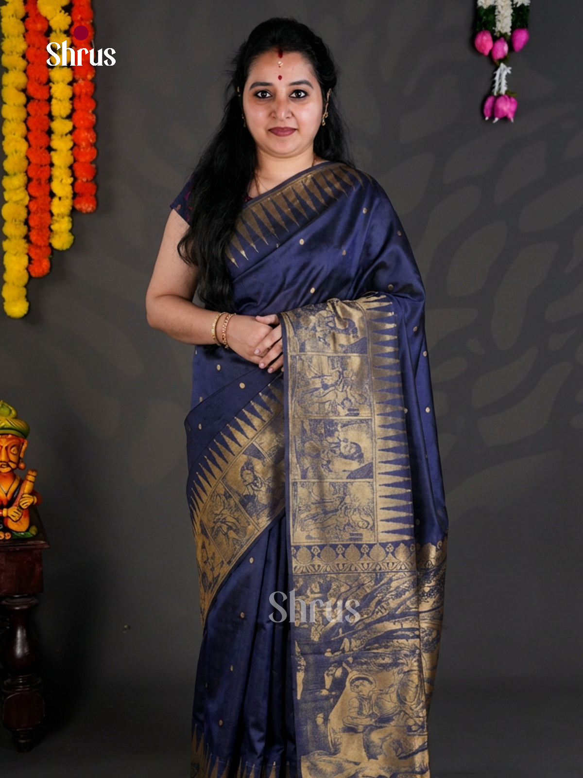 EBS04184 - Semi Tussar - Saree - Shop on Shrus.com
