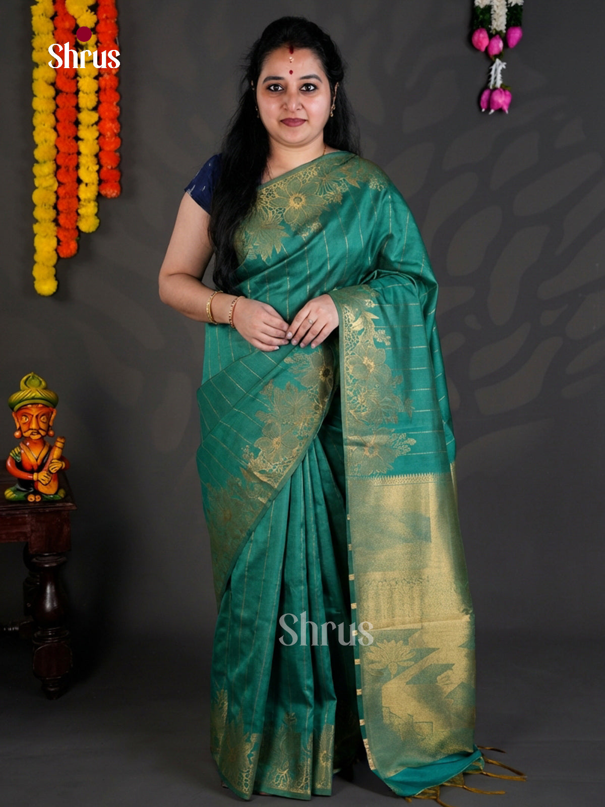 EBS04190 - Semi Tussar - Saree - Shop on Shrus.com