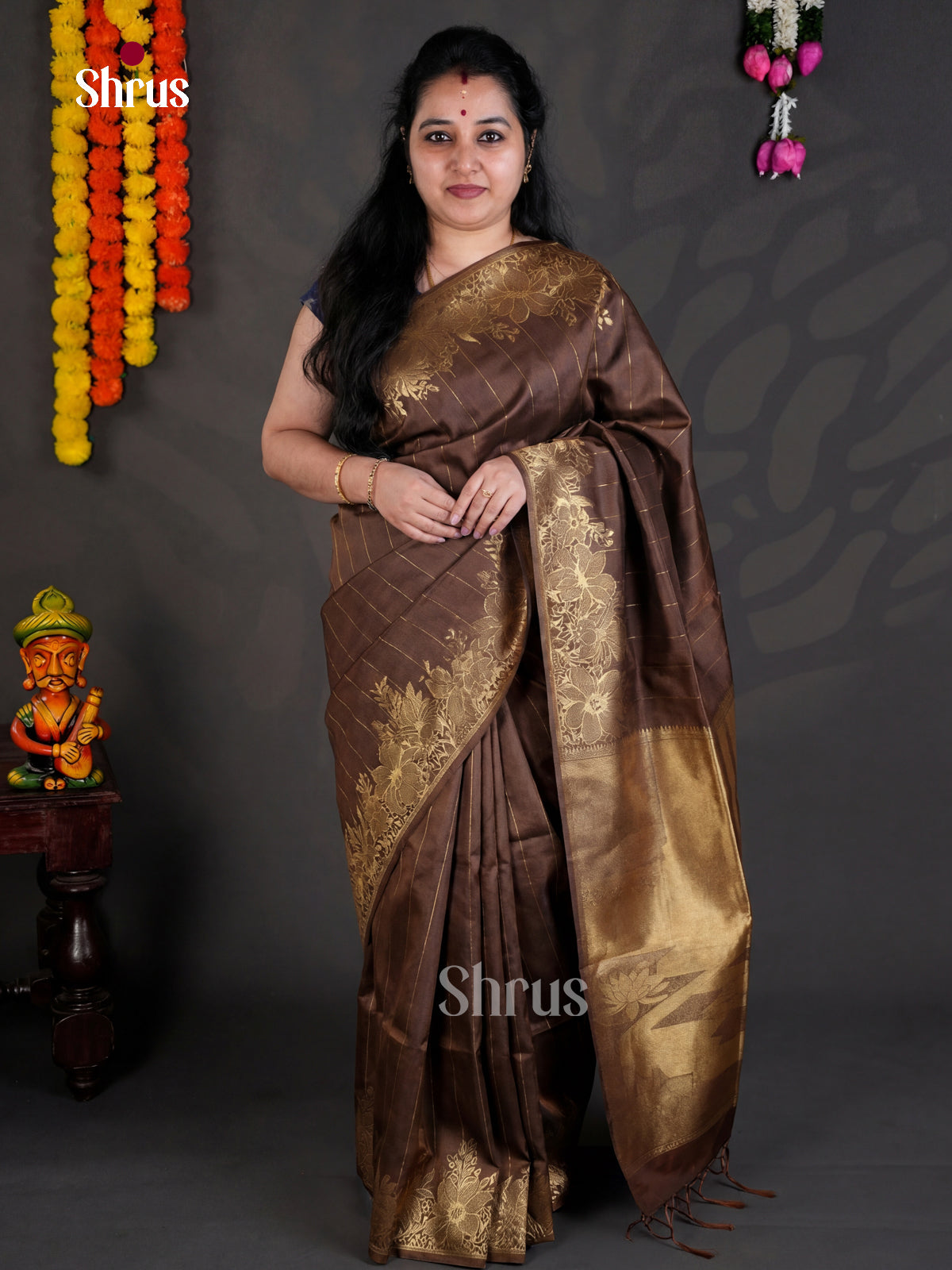 EBS04191 - Semi Tussar - Saree - Shop on Shrus.com