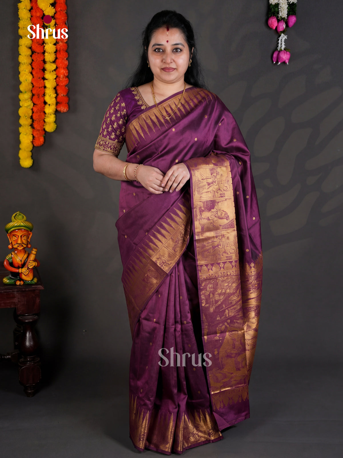 EBS04192 - Semi Tussar - Saree - Shop on Shrus.com